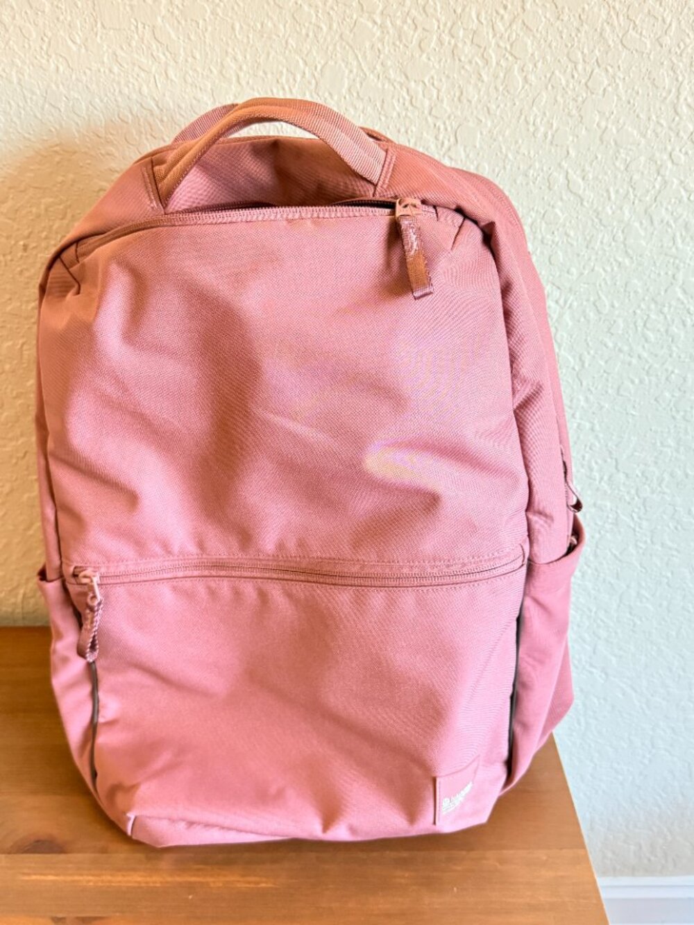 Lululemon Double-Zip Backpack 22L Spiced Chai Pink Laptop Travel Bag - Picture 9 of 11
